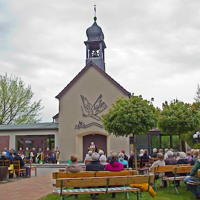 Gemeinsamer Himmelfahrtsgottesdienst vor der Michaelkirche, 2016
