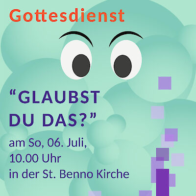 Ökumenischer Gottesdienst, Juli 2026