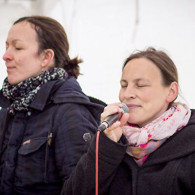 Gospelchormitglieder, Pfingstmontag 2016