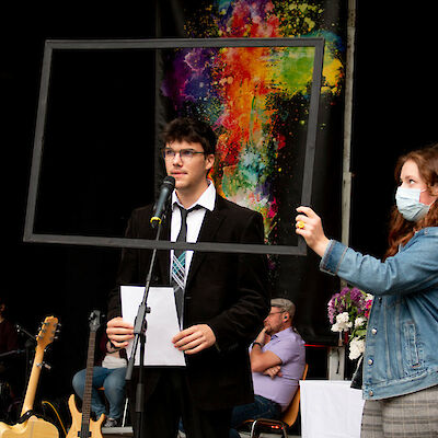 Anspiel der Jungen Gemeinde Pfingsten auf der Freilichtbühne 2021 Anspiel der Jungen Gemeinde Pfingsten auf der Freilichtbühne 2021