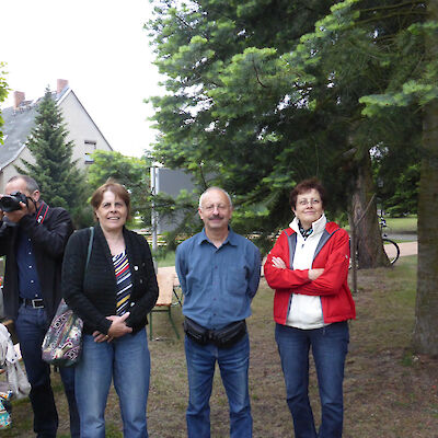 Miroslaver in Spremberg bei der Verabschiedung Pfarrer Werdins 2015
