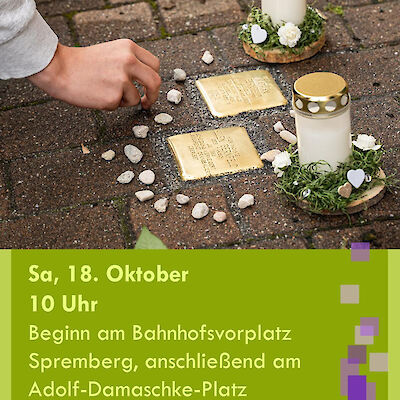 Stolpersteinverlegung, Oktober 2026