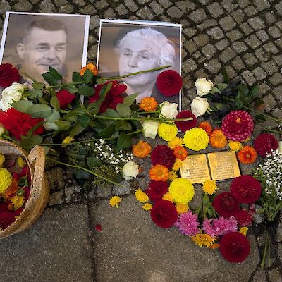 Stolpersteine für Ernst und Martha Tschickert