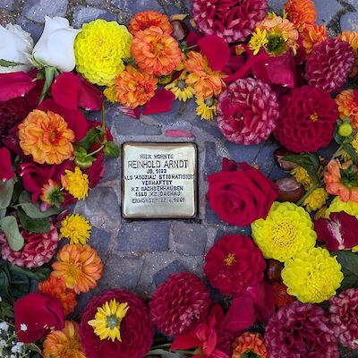 Stolperstein für Reinhold Arndt