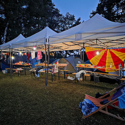 unser Hauptquartier bei der Traumnacht im Freibad unser Hauptquartier bei der Traumnacht im Freibad