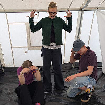 Team beim Konfi-Camp in Wittenberg, Juli/August 2025