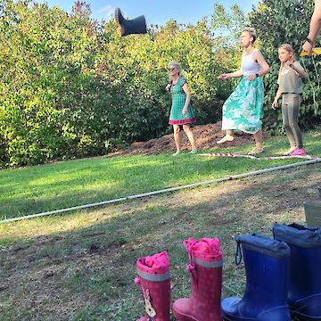 Gummistiefelweitschuss