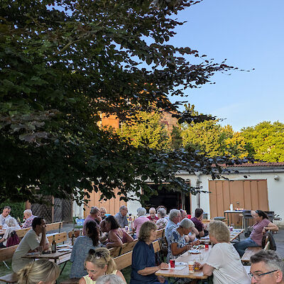 Grillabend im Gemeindegarten, Juli 2025