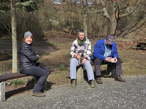 wohlverdiente Mittagspause